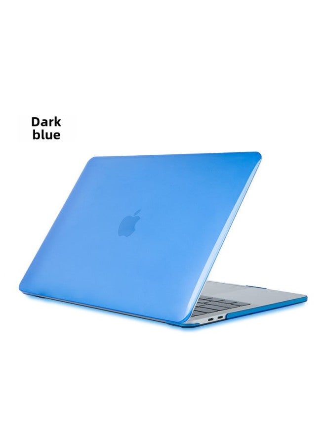 حافظة حماية للكمبيوتر المحمول Macbook Apple Pro13/16/15 بوصة كريستال بلوري شفاف-اللون: أزرق داكن-الطراز المطبق: 15.4 Pro (A1286) - Image 1